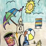 Castle on Beach - Drawing Class