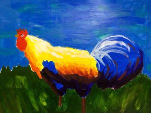 Rooster - Painting
